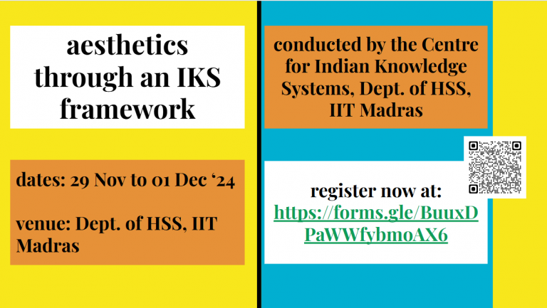 Activities – Centre for Indian Knowledge Systems